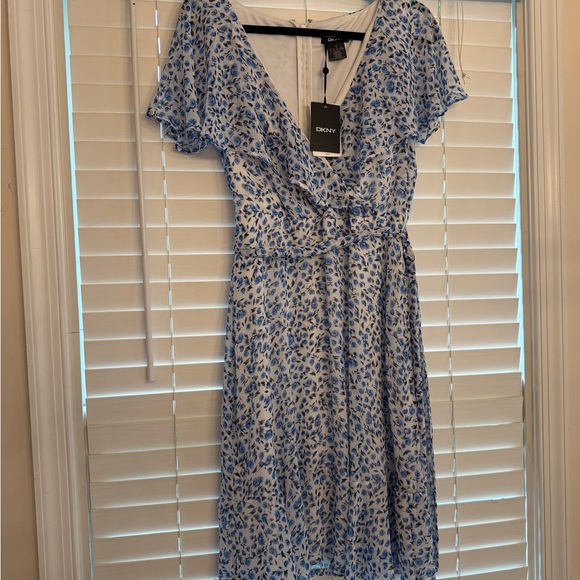 Dkny Dresses & Skirts - NWT DKNY Blue Floral Women's Dress (Size: 10)